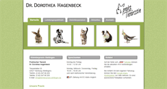 Desktop Screenshot of kleintierpraxis-stellingen.de