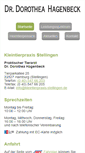 Mobile Screenshot of kleintierpraxis-stellingen.de